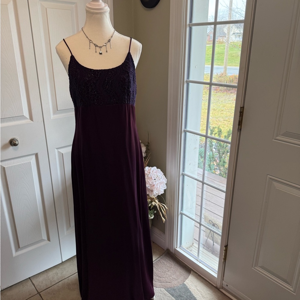 Women's Maxi Dress in Deep Purple